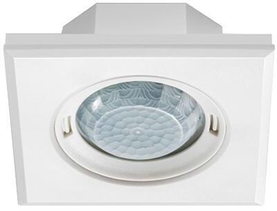 Esylux PD-FLAT 360i/8 SQUARE WHITE KNX Decken-Präsenzmelder, 360°, Ø 8m Reichweite, KNX, weiß (EP10451713)