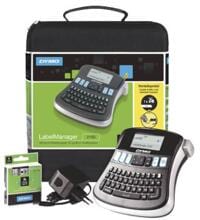 Dymo LabelManager 210D, 6/9/12mm, D1/IND im Soft Case, schwarz (S0964070)