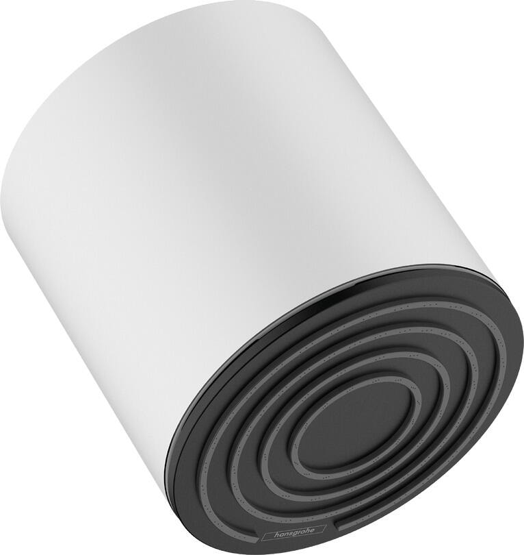 hansgrohe Pulsify S Duschkopf 105 1 Strahlart wassersparend+, Kunststoff, 6 l/min, 105 mm, Mattweiß, (24132700)