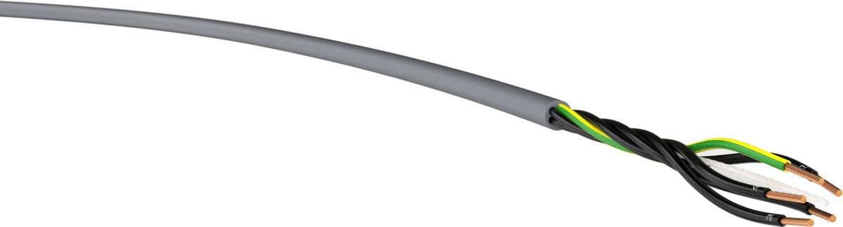 PVC-Steuerleitung Zahlencodiert YSLY-JZ 5x6 Ri.50, grau, Ring, 50m