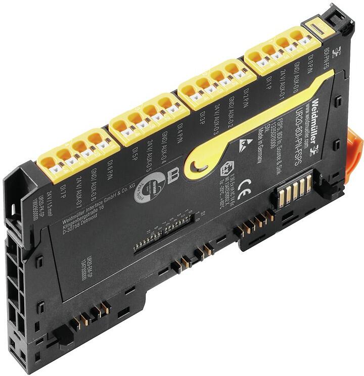 Weidmüller UR20-8DI-PN-FSPS-V2 Remote-IO-Modul, IP20, Safety, Digitalsignale, 8 Kanal (2464590000)