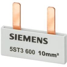 Siemens SENTRON Stiftsammelschiene für Installationseinbaugeräte 5ST, 10mm² Anschluss 2x 1-phasig berührungssicher, 10 Stück (5ST3600)