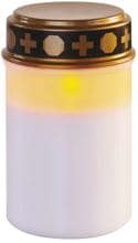 EMOS DCCV21 LED Grablicht, 12,5 cm, 2x C, Außen/Innen, Vintage, Timer (1550001024)