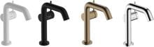 hansgrohe Tecturis S Einhebel-Waschtischarmatur 150 Fine CoolStart wassersparend, Messing, 4 l/min