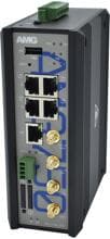 Hanwha Vision PoE Router Industrial-Ethernet-Lösungen, 4G/LTE, Cat4 (AMG750-1G-4GAT-1E4-P120/HWEU)