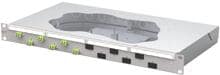 METZ CONNECT OpDAT fix2 Patchfeld splice6xLC-D OM5, grau ( 1504587M06-F )