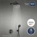 GROHE Precision Thermostat Duschsystem, Unterputz, Quickfix, mit Vitalio Start 250, mattschwarz (348832430)