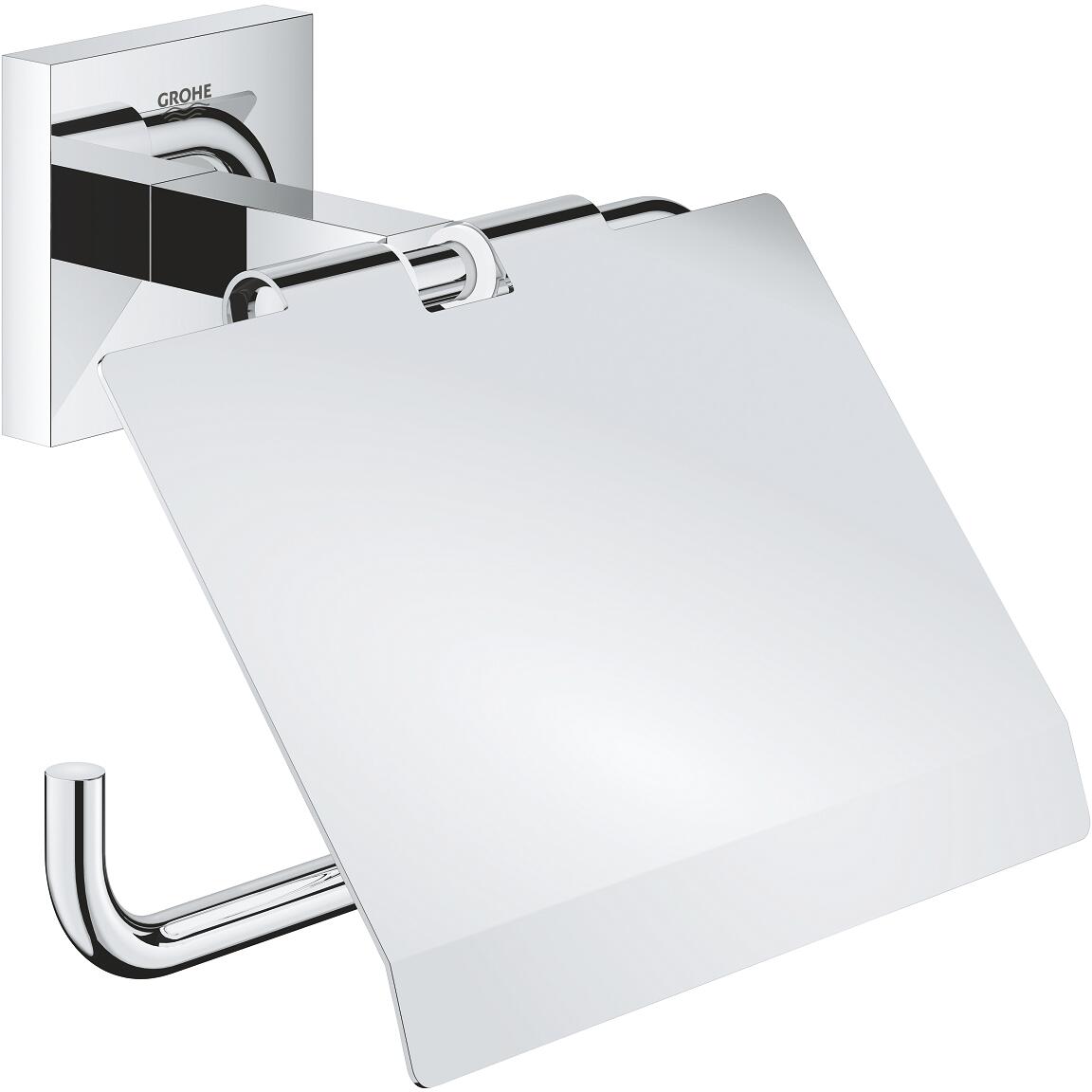GROHE Start Cube Toilettenpapierhalter mit Deckel, chrom (41102000)
