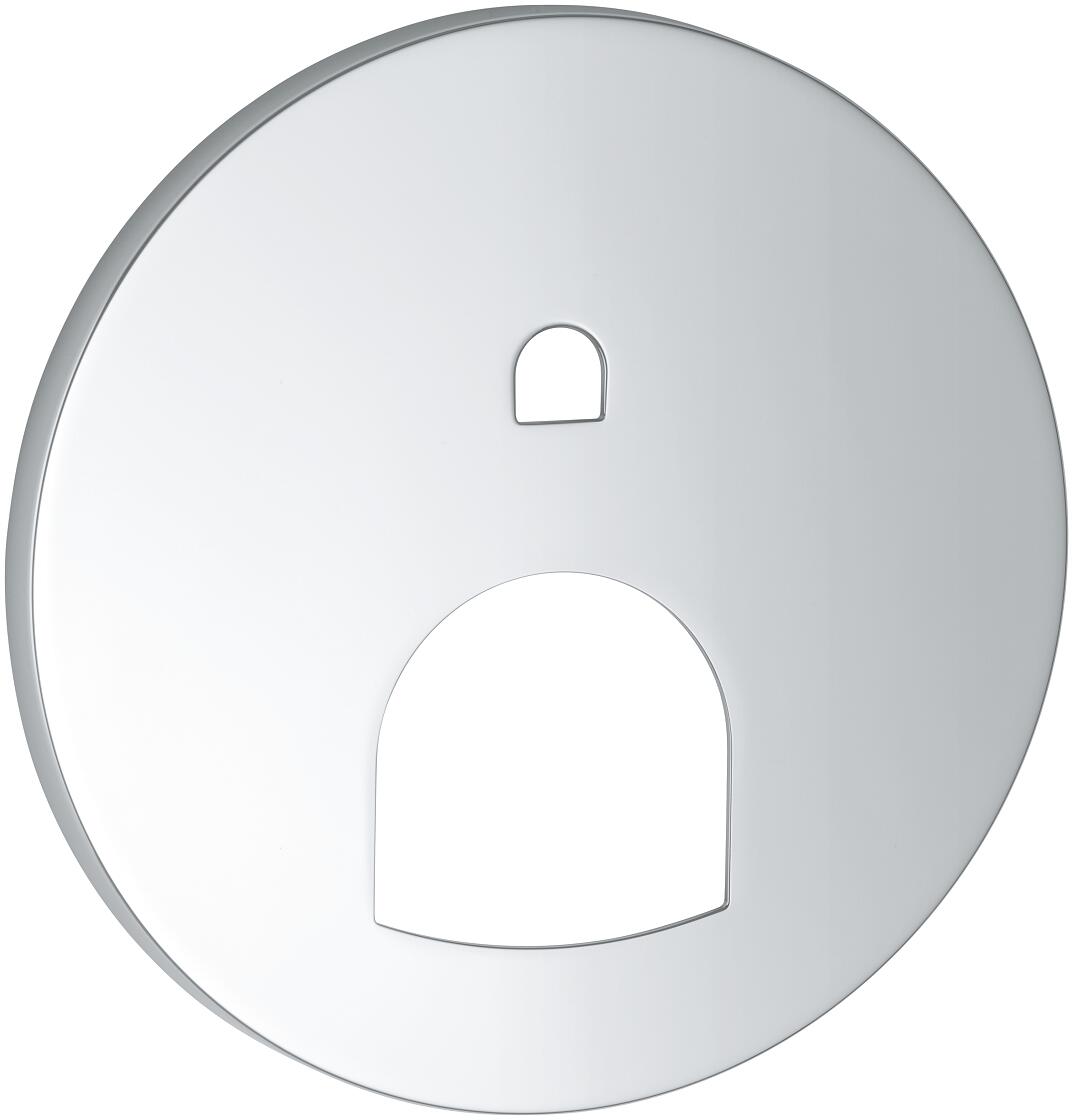 GROHE Rosette, rund, für Einhandmischer-Fertigmontageset mit 2-Wege Umstellung, verdeckte Befestigung, chrom (49118000)