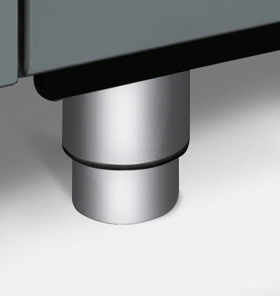 Smeg KITPAX Kit Stellfüße (950 mm), Edelstahl, edelstahl