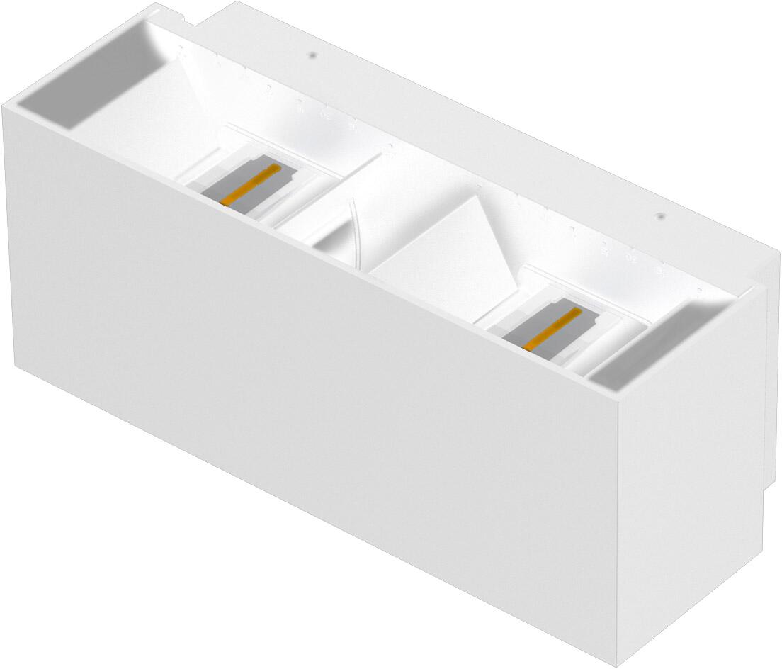 EVN LED Wandanbau, 4-flmg. (up + down), IP54, 200-240V, 4x4,5W, 3000K, 4x287,5lm, weiß (WA54180102)