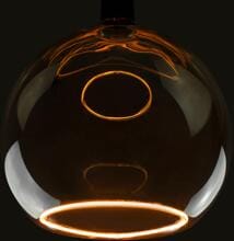 SLV LED Floating Globe 300 LED-Leuchtmittel, smokey black, E27, PHASE, 8W, 350lm, 1900K, rauchgrau (1008165)