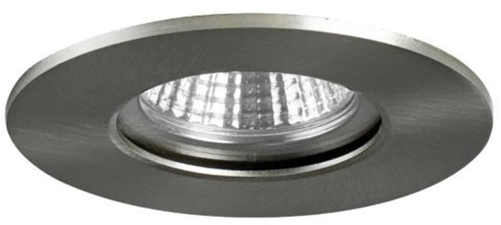 Brumberg LED-Einbaudownlight, 6W, 680lm, 3000K, nickel matt  