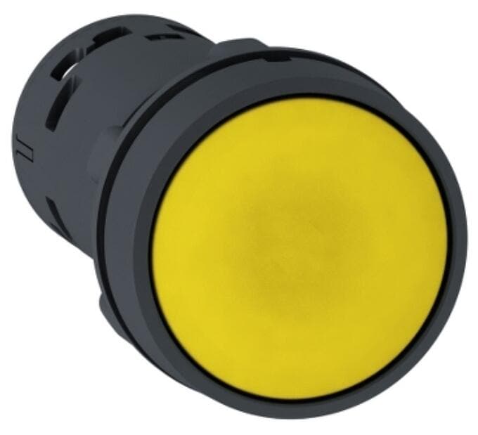 Schneider Electric Drucktaster, Harmony XB7, Monoblock, Kunststoff, Ø22mm, gelb, 1S, Schraubklemme (XB7NA81)
