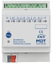 MDT BE-08000.02 Binäreingang 8-fach, REG, Eingänge für potentialfreie Kontakte