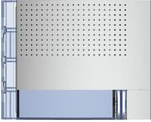 Bticino (351011) Frontblende für Türlautsprecher Basic mit 1 Ruftaste