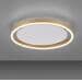 Leuchten Direkt RITUS LED Deckenleuchte, Messing, 1-flammig, Messing/weiß (15391-60)