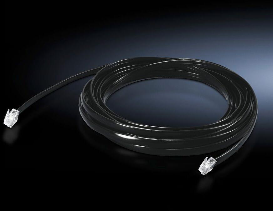 Rittal DK 7030.093 CMCIII CAN-Bus Verbindungskabel, 2m, schwarz