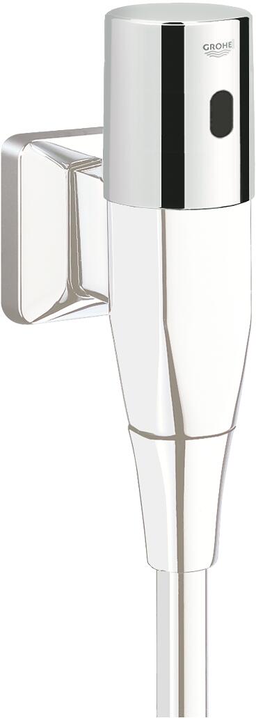 GROHE Tectron Umrüsteinheit, DN15, für Urinal-Spüler 37021 und Varianten, 6 V Lithium-Batterie, Typ CR-P2, chrom (37427000)