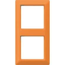 Rahmen, 2fach, orange, JUNG AS582BFO