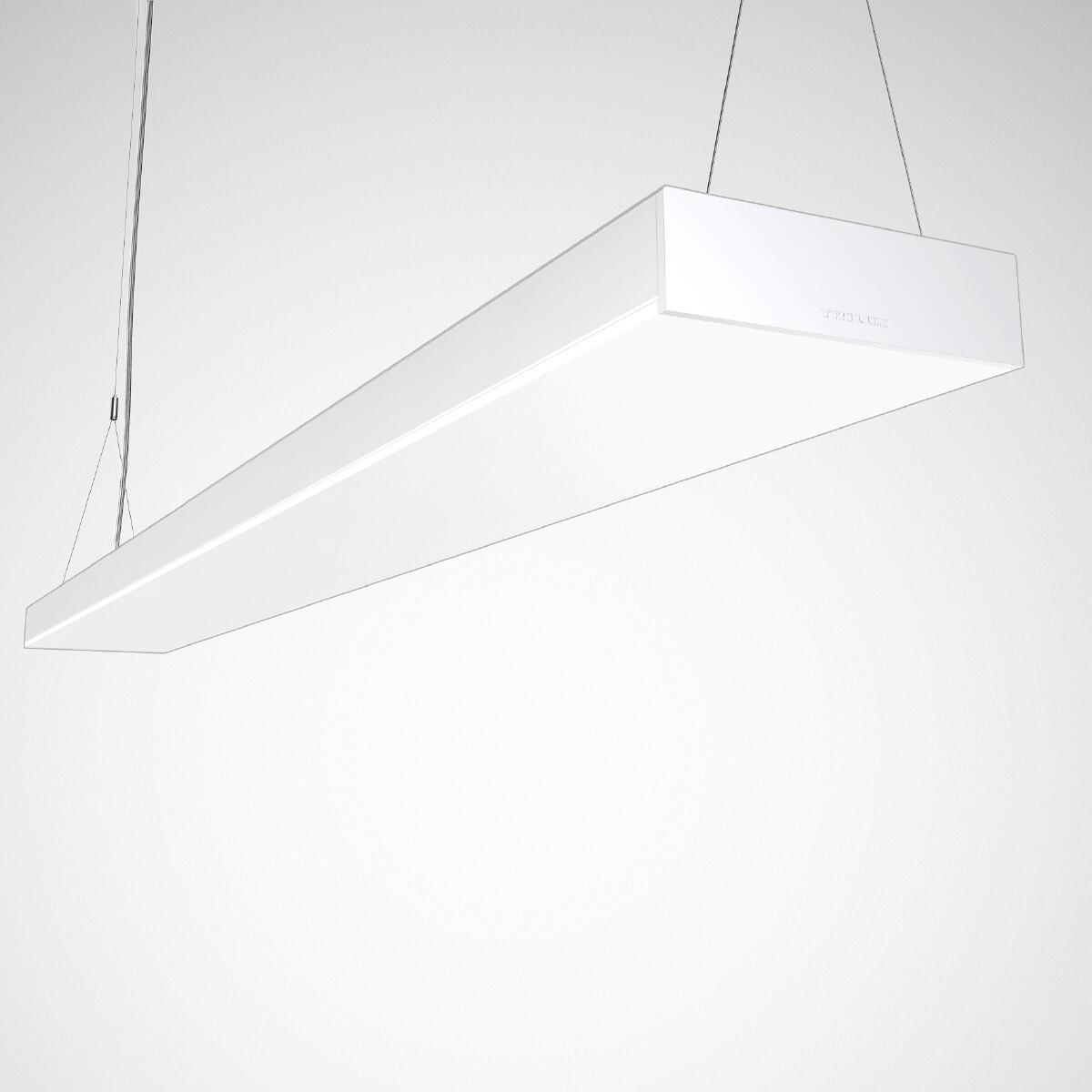 Trilux Rechteckige LED-Hängeleuchte Opendo H2 PW19 64-840 ETDD 01, weiß (7765651)