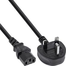 InLine Netzkabel, Netzstecker England auf Kaltgerätestecker C13