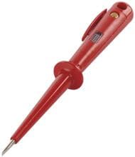 EMOS VT-102 Spannungsprüfer, 200–250 V AC, 0–250 V DC, optische Signalisierung, rot (2201018000)