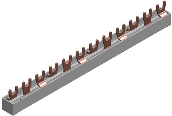 Pollmann G-3L-210/10 Ci Phasenschiene, 12 Module, 3-phasig, 100A (2213307)