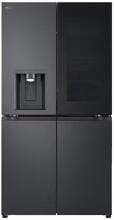 LG GMK961EV3E Stand Side-by-Side Kombination Multidoor, 91,4 cm breit, NoFrost, Wasserspender, Wassertank, WLAN, Essence Black Steel