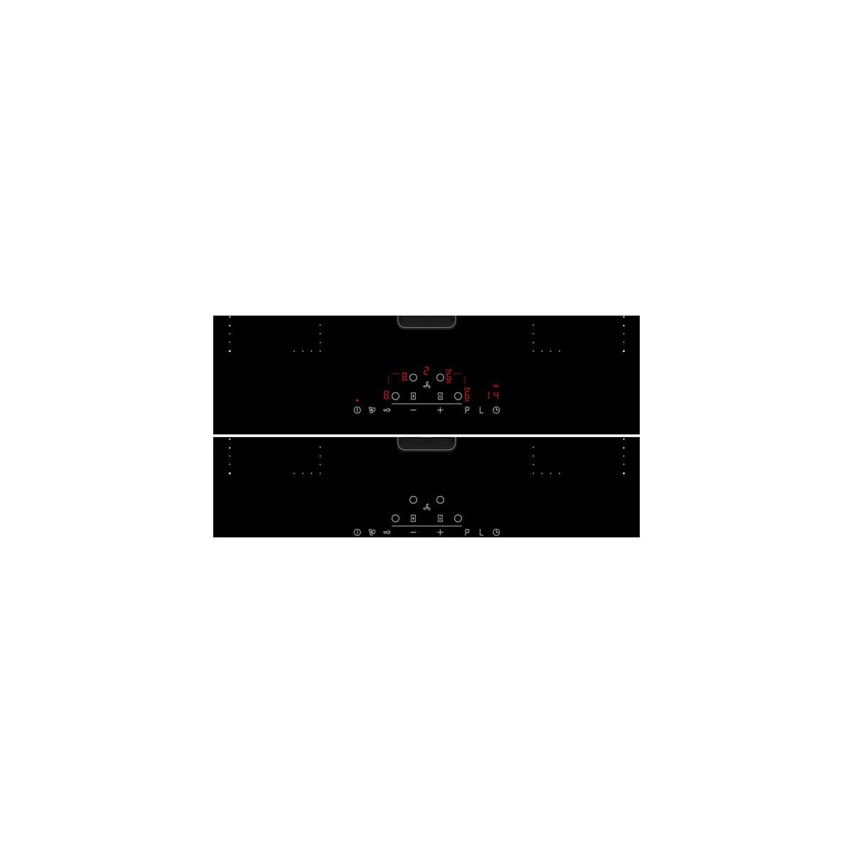 Neff T48CD7AX2 N70 EEK: B Induktionskochfeld mit Dunstabzug, Glaskeramik,  80cm breit, TouchControl, Power Move, schwarz Elektroshop Wagner