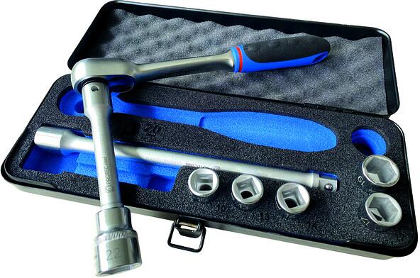 Protec.class PSSLS1022 Steckschlüsselset, 10-22mm, 9teilig, 1/2" (05105941)