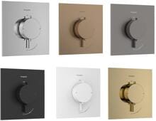 hansgrohe Ecostat Comfort E Thermostat Unterputz für 1 Funktion, Metall, 21,3 l/min