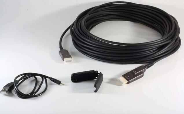 Kindermann Optisches HDMI Verlegekabel-Set 20m, schwarz (5809006120)