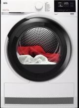 AEG TR7T60688 7000 SensiDry 8kg EEK: C Wärmepumpentrockner, 60 cm breit, ProSense, MixDry, EasyClean Filter, Reversierautomatik, Wechselbarer Türanschlag, schwarze Tür, weiß (916900049)
