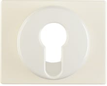 Berker 15050012 Zentralstück, Arsys, für Schlüsselschalter und Schlüsseltaster, weiß glänzend