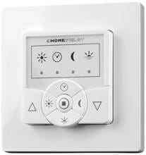 HomePilot Zeitschaltuhr, Perfekter Platz für intelligente Steuerung, Clever nachrüsten Tages-/Wochenprogramm Zufallsfunktion, weiß