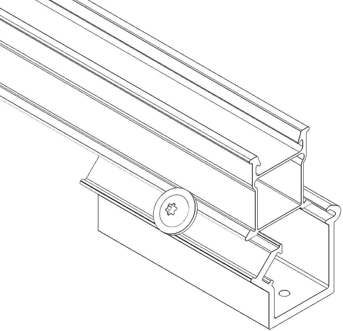 AmbiVolt AMB-TOP AmbiTop für Isopaneele oder Sandwich Dächer, EasyClick System (361)