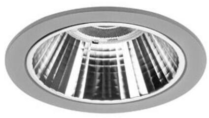 Brumberg Apollo Mini LED-Einbaudownlight, 230 V AC, 50 Hz, 4.000 K, 10,5 W, 55°, CRI > 90, rund, struktur, silber (41612164)