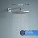 GROHE Precision Thermostat Duschsystem, Quickfix, Unterputz, mit Vitalio Comfort 250, chrom (34882000)