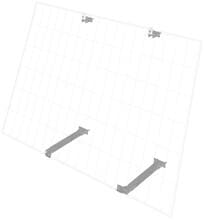 EcoFlow Fassadenhalterung, verstellbarer Neigungswinkel, zur Befestigung von EcoFlow 400-520W starren Solarpanels an Hausfassaden (EFA-BKWBRACKETADJ-W-EU)