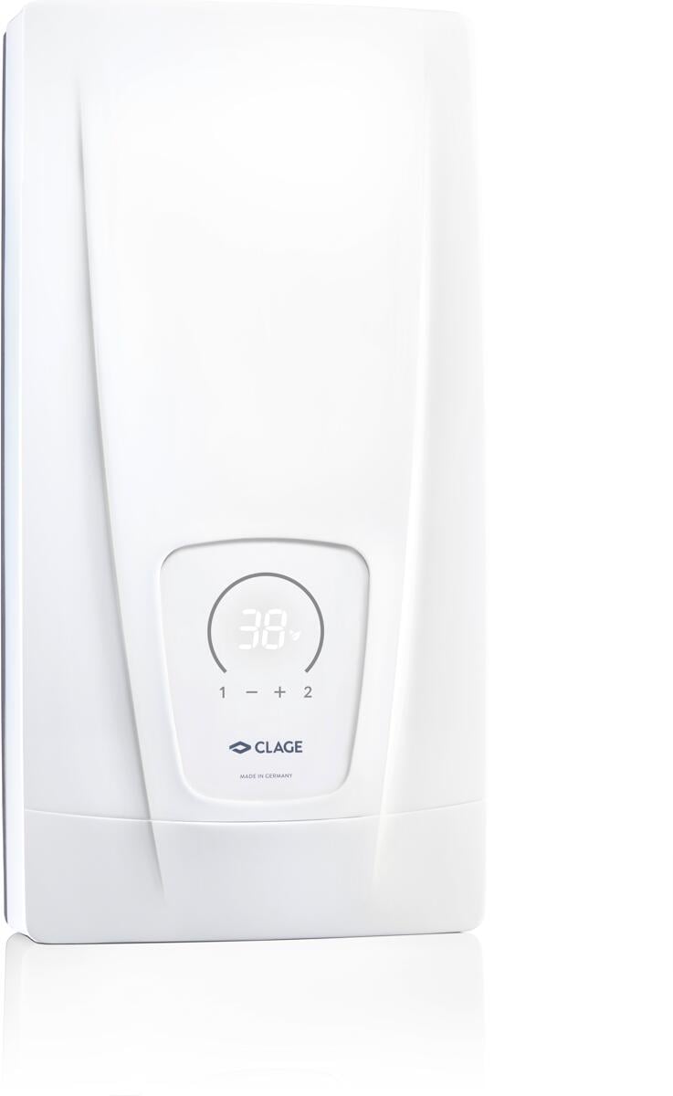 Clage DCX Next L E-Komfortdurchlauferhitzer, LED-Display mit Sensortasten, EEK: A, 18,21,24,27kW (3200-36451)