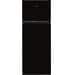 Exquisit KGC270-45-010E Stand Kühl-Gefrierkombination, 55cm breit, 206 L, LED-Licht, schwarz