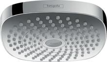 hansgrohe Croma Select E Duschkopf 180 2 Strahlarten wassersparend, Kunststoff, 9 l/min, 187 x 187 mm, Weiß/Chrom (26528400)