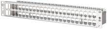 METZ CONNECT Modul 19 Zoll Modulträger, 1,5HE, 48 Port, unbestückt, Edelstahl (130924-00-E)