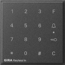 Gira 851367 Aufsatz Codetastatur Keyless In, TX_44, anthrazit