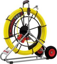 Runpotec Glasfaserstab Ø 7,5 mm mit Stahlhaspel, 80 m (10079)