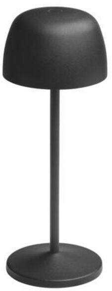 Brumberg ROSS LED-Akkutischleuchte, Touchdim, 4,8 W, 3000 K, 150 lm, IP54, Höhe 270mm, schwarz struktur (65401183)