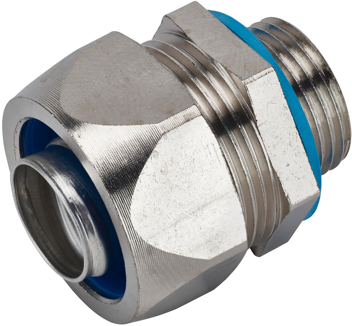 Fränkische MS-227-50046.5 Metallverschraubung, M32 x 1,5, 11mm, 44mm, Messing (4961150046), 5 Stck.