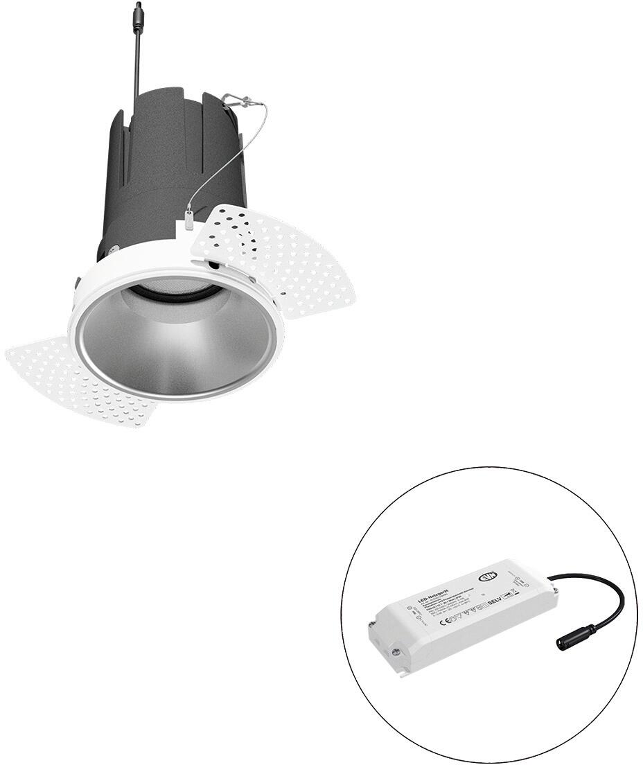 EVN SELECTO LED Deckeneinbau, rund, drehbar, IP20, 220-240V/AC, 25W, 4000K, 3063lm, inkl. Netzgerät, Phase, Reflektor silber/matt, 8.948,00d, mediumst