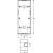 Busch-Jaeger 1703-884 Aufputz-Gehäuse, future linear, 3-fach Gehäuse, studioweiß matt (2CKA001799A0955)